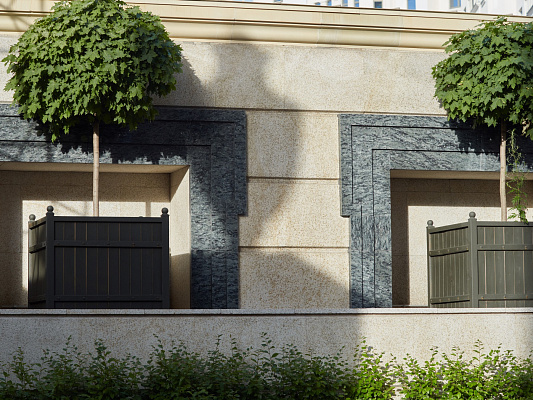 Внутри двора